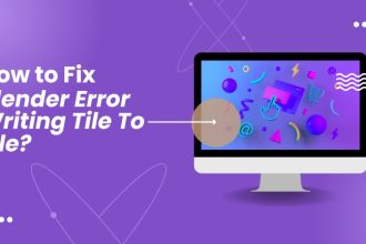 How To Fix Blender Error Writing Tile To File?