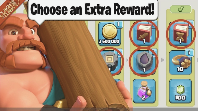 how to get extra reward in clan games