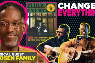 Chosen Family live performance promo with Public Enemy album artwork.