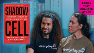 Andrew and Jihi Bustamante discussing Shadow Cell on Books That Changed My Life.