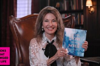 actress Susan Lucci reflecting on grief resilience and mindfulness through literature