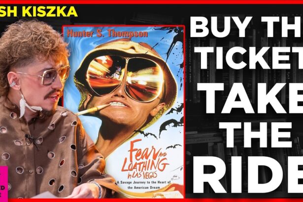 Josh Kiszka discussing Fear and Loathing in Las Vegas by Hunter S. Thompson